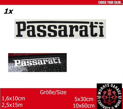Passarati adesivo sticker